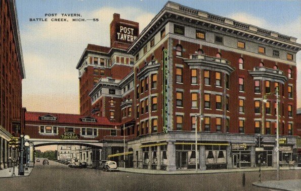 Post Tavern, Battle Creek, Michigan [drawing]