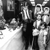 Curtis Miller and family from Istanbul display objects from their country as part of the World Mission Exhibit at Andrews University Feb. 21 thru Mar. 1, 1967