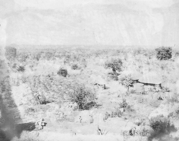 African huts near Solusi Mission
