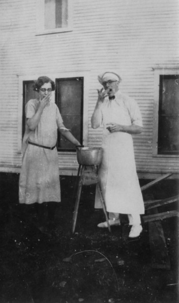 Unknown man and woman get caught