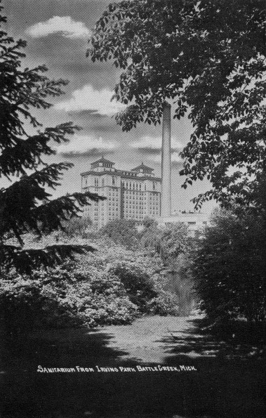 Battle Creek Sanitarium from Irving Park