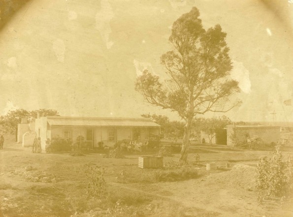 Mission houses near Solusi Mission