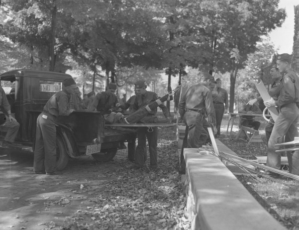 Medical Cadet Corps first aid and evacuation training