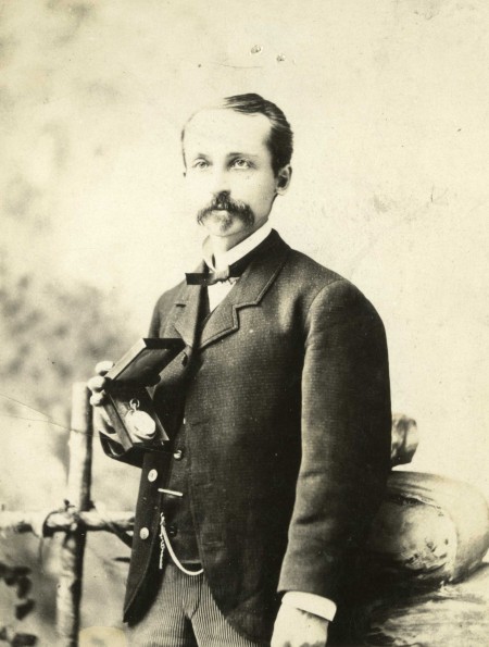 John Warren Bacheller with gold watch