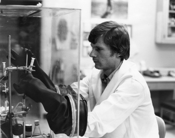 Walla Walla College student in Chemistry lab