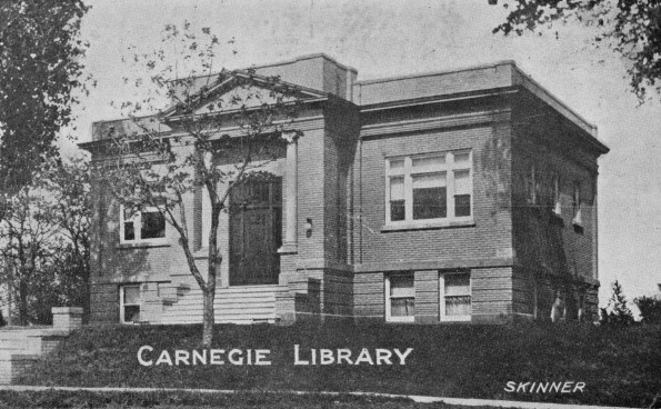 Carnegie Library in College View, Nebraska, next to the Union College campus