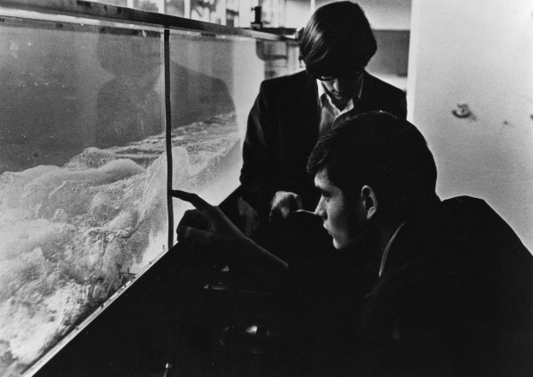 Walla Walla College engineering students study water waves