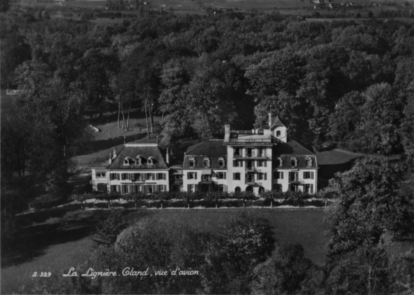 La Ligniere, Gland, Switzerland, ariel view