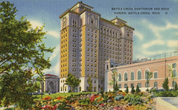 Battle Creek Sanitarium and Rock Garden [drawing]