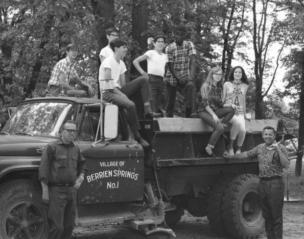 Andrews Academy students volunteer in the clean-up project