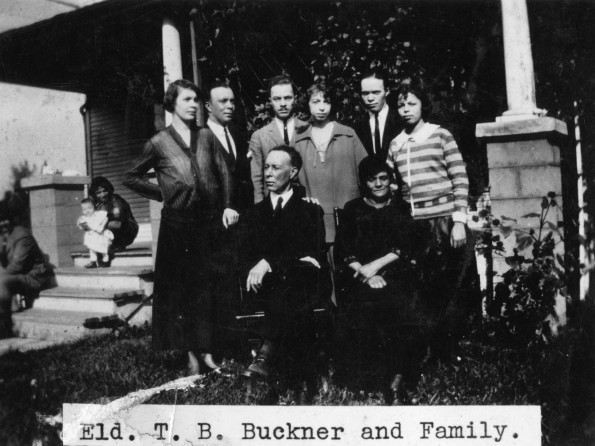 Tazwell B. Buckner and family