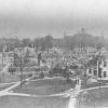 Battle Creek Sanitarium after the fire, February 1902