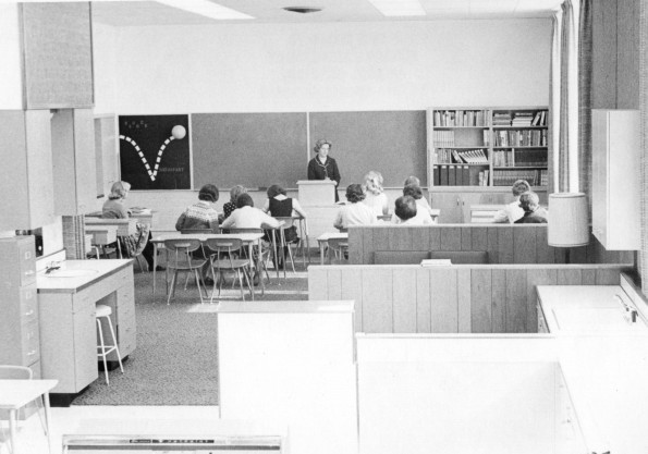 Andrews Academy home economics class