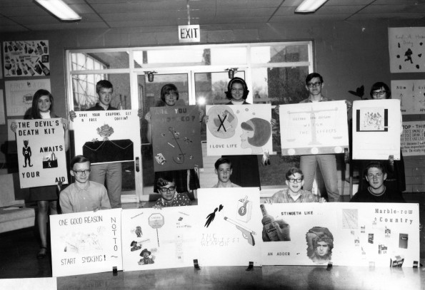 Andrews University Elementary Junior High American Temperance Society poster contest