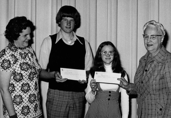 Andrews University Elementary Junior High students recieving awards