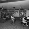 Hinsdale Sanitarium and Hospital parlor with a piano