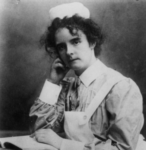 Battle Creek Sanitarium head nurse, Charlotte Creeper, graduate of Battle Creek Sanitarium Training School, 1899