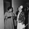 Madame Chiang Kai-shek and Elisabeth Redelstein, R.N., renew old acquaintances at Taiwan Sanitarium and Hospital