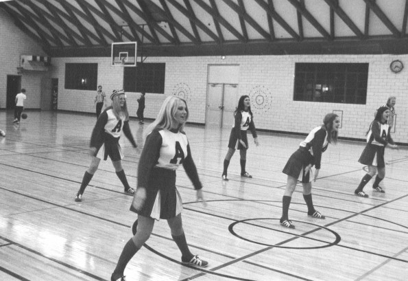 Andrews Academy cheerleading team