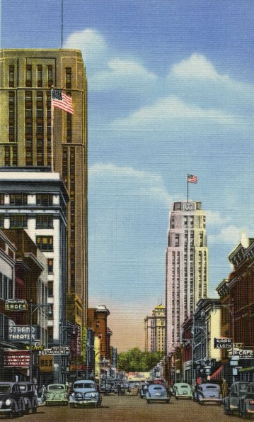Battle Creek, Michigan, Michigan Avenue looking west  [drawing]