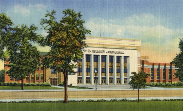 W. K. Kellogg Auditorium and Junior High School, Battle Creek Michigan [drawing]