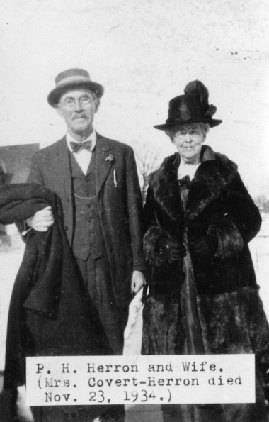 Patrick H. Herron and Flora Ann Covert-Herron