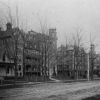 Battle Creek Sanitarium seen from the street, 1890s
