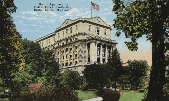 Battle Creek Sanitarium south end [drawing]