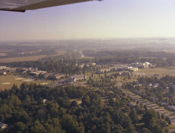 Andrews University aerial view from the south-west
