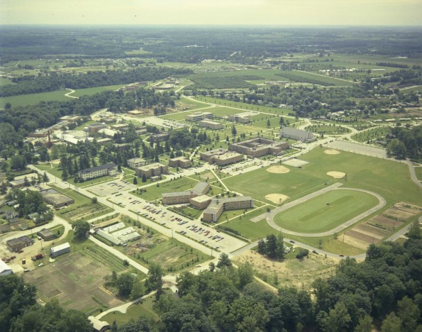 Andrews University aerial view from the north-west