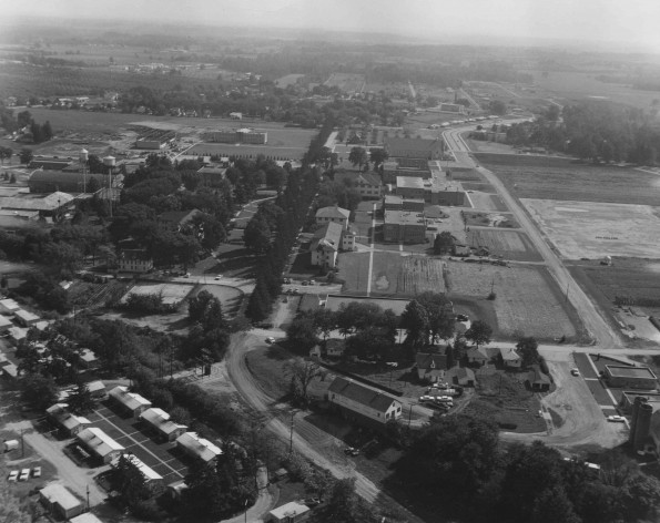 Andrews University aerial view from the south