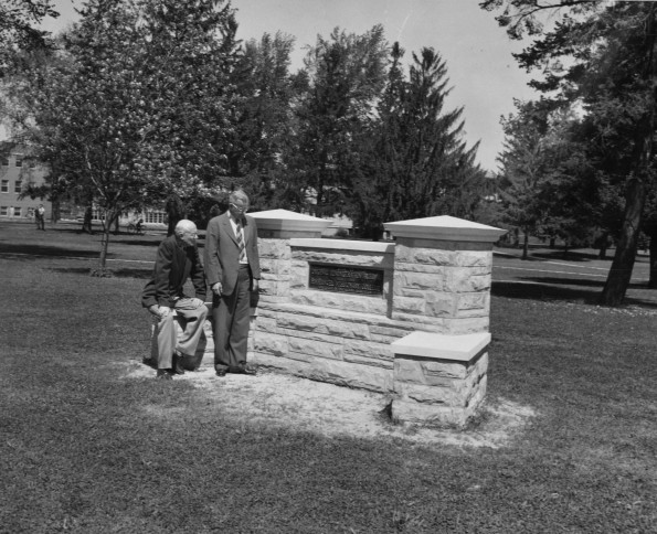 Emmanuel Missionary College Administration Building (South Hall) monument