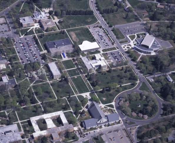 Andrews University aerial view from the north-west
