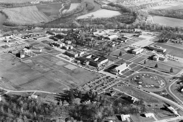 Andrews University aerial view from the south-west