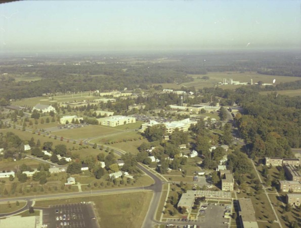 Andrews University aerial view from the south-east