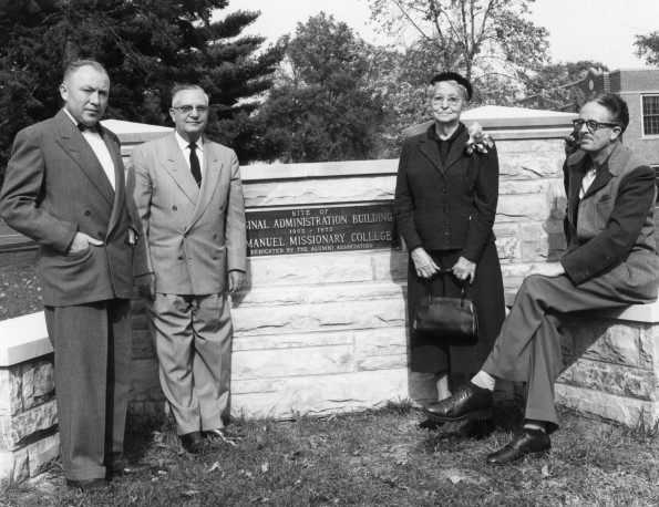 Emmanuel Missionary College Administration Building (South Hall) monument