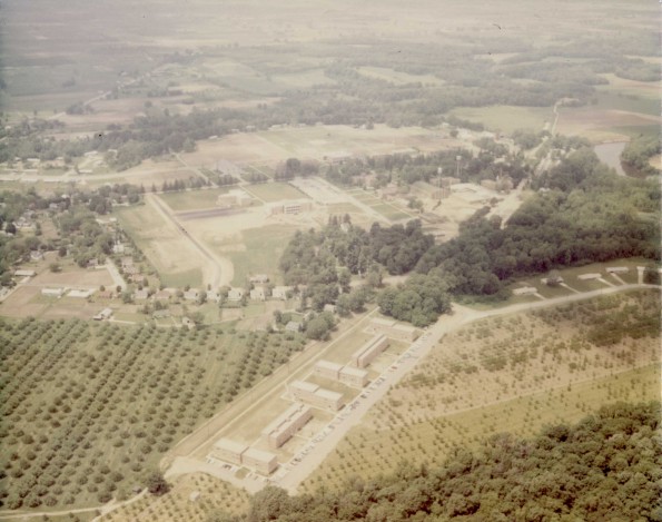 Andrews University aerial view from the souht-east