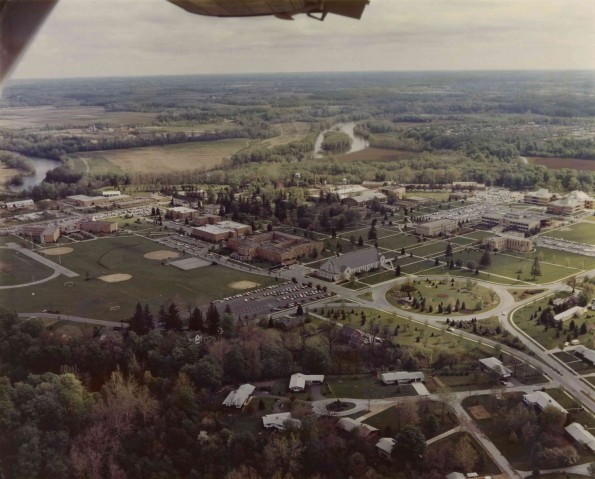 Andrews University aerial view from the south-west