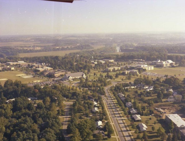 Andrews University aerial view from the south-west