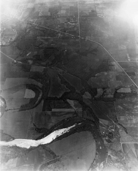 Emmanuel Missionary College aerial view from the north-west  showing the surrounding regions of the campus