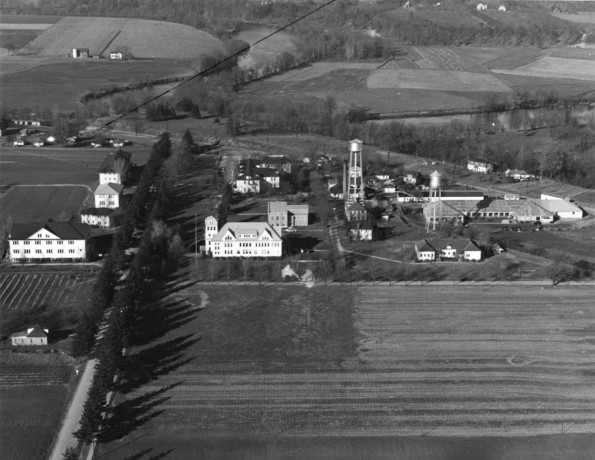 Emmanuel Missionary College Aerial View from south in 1939