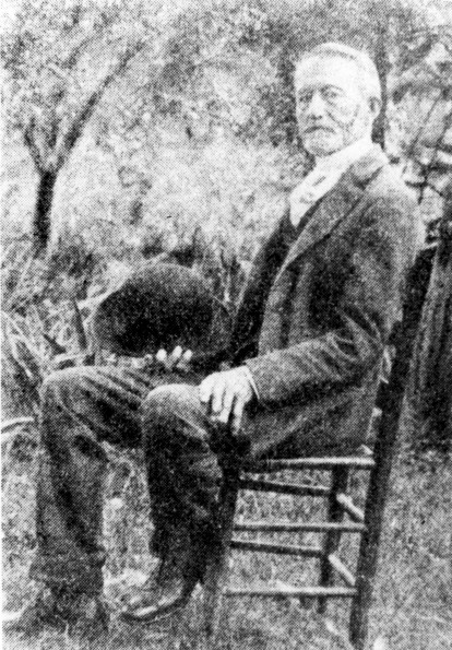 Sidney Brownsberger seated outdoors