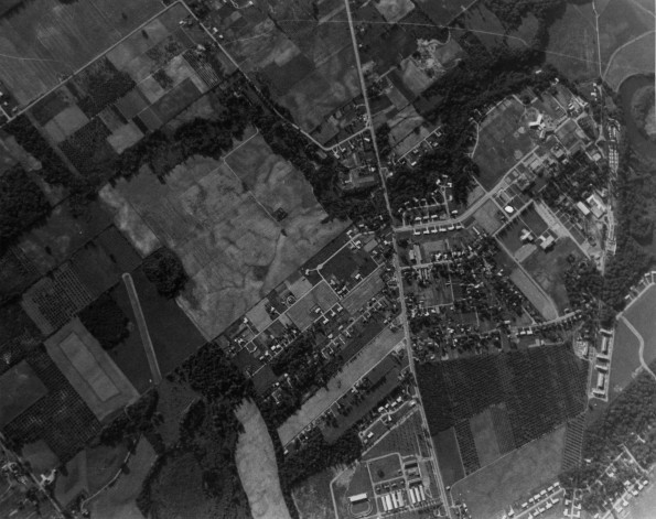 Andrews University aerial view from high elevation