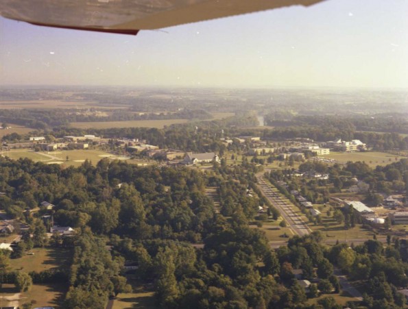 Andrews University aerial view from the south-west