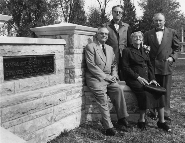 Emmanuel Missionary College Administration Building (South Hall) monument