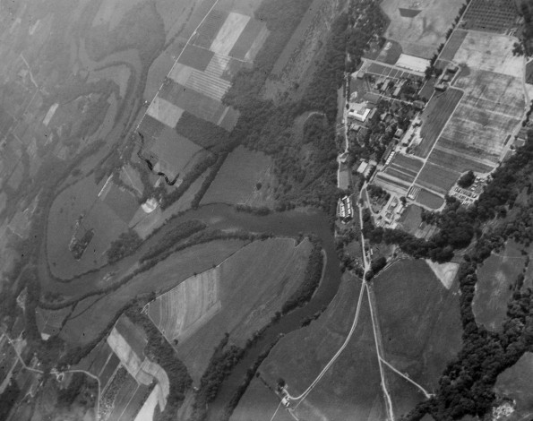 Emmanuel Missionary College aerial view from high elevation