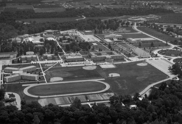 Andrews University aerial view from the north-west
