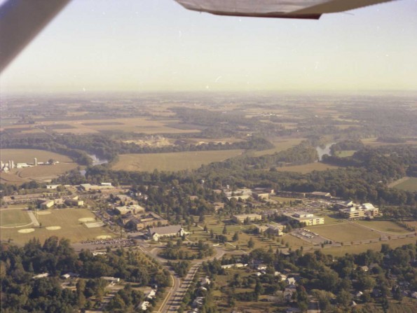 Andrews University aerial view from the south-west