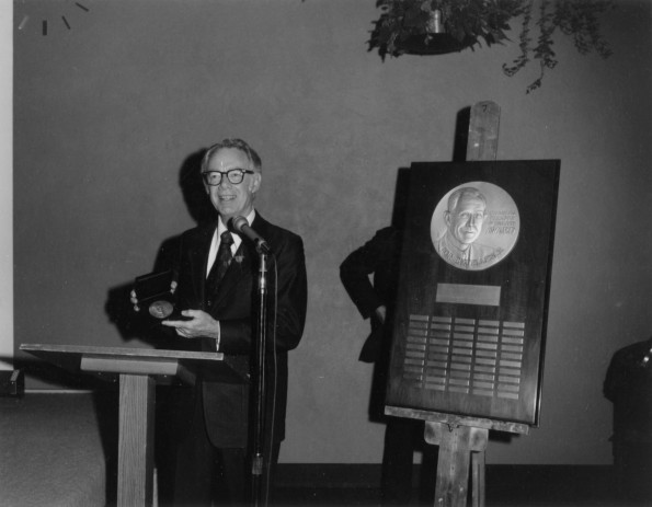 Kenneth H. Wood, recipient of Charles Elliot Weniger Award for Excellence,