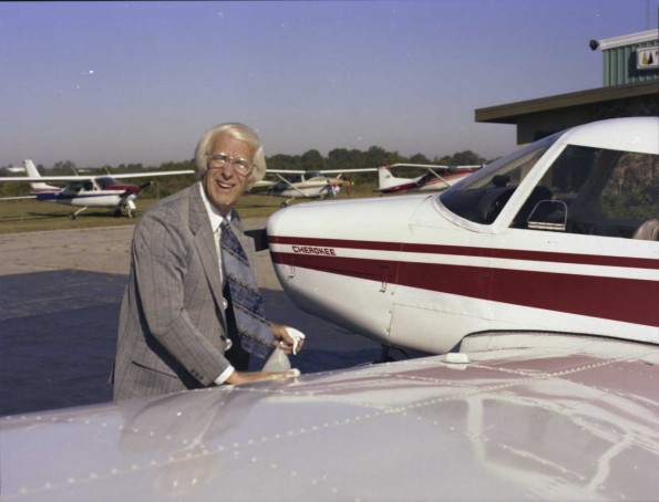 Andrews University Airpark showing Dr. Edwin Buck